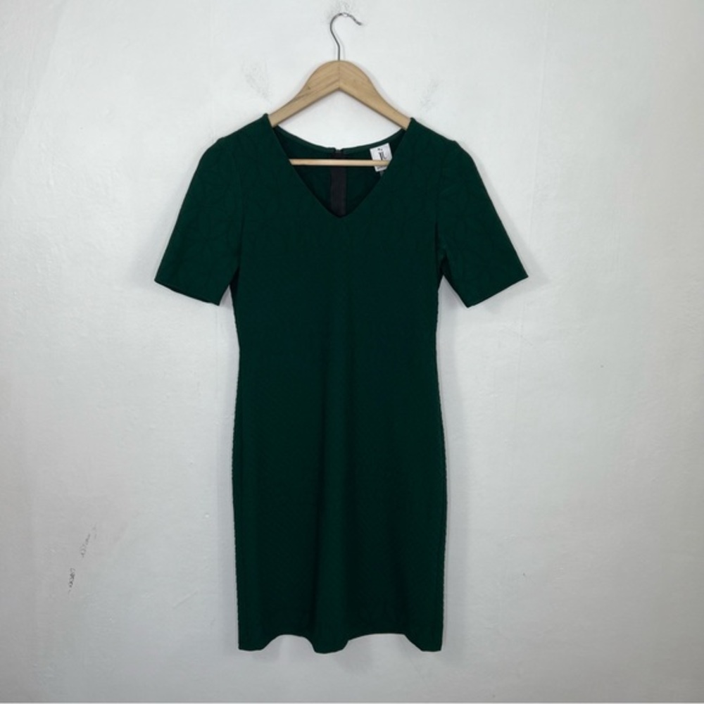 Julia Jordan Green Short Sleeve Dress
